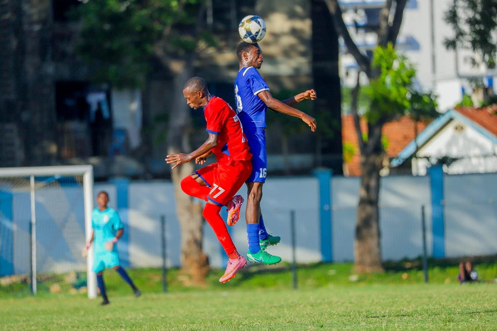 Bandari FC squad photo on the pitch