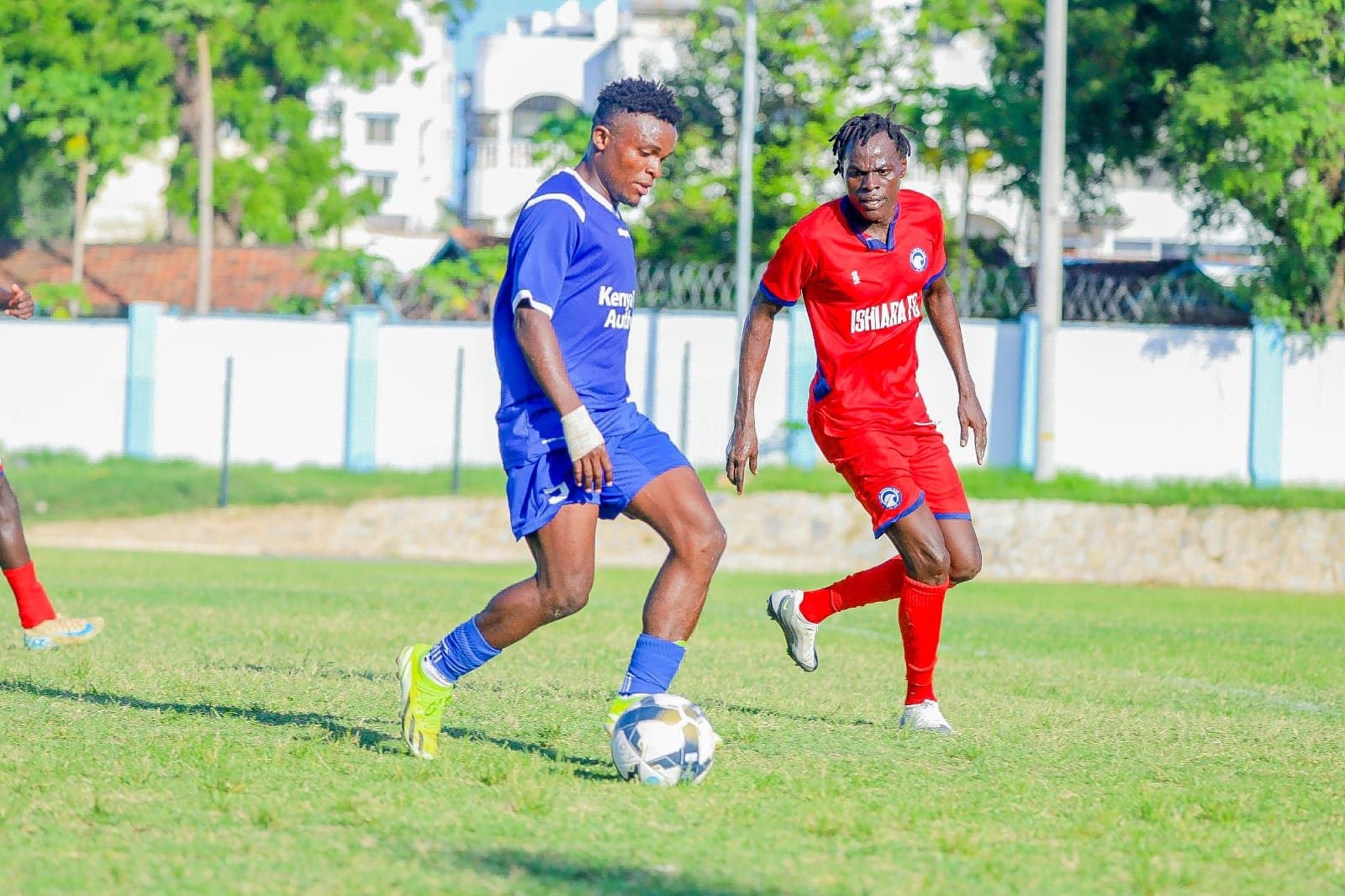 Bandari FC players on the pitch
