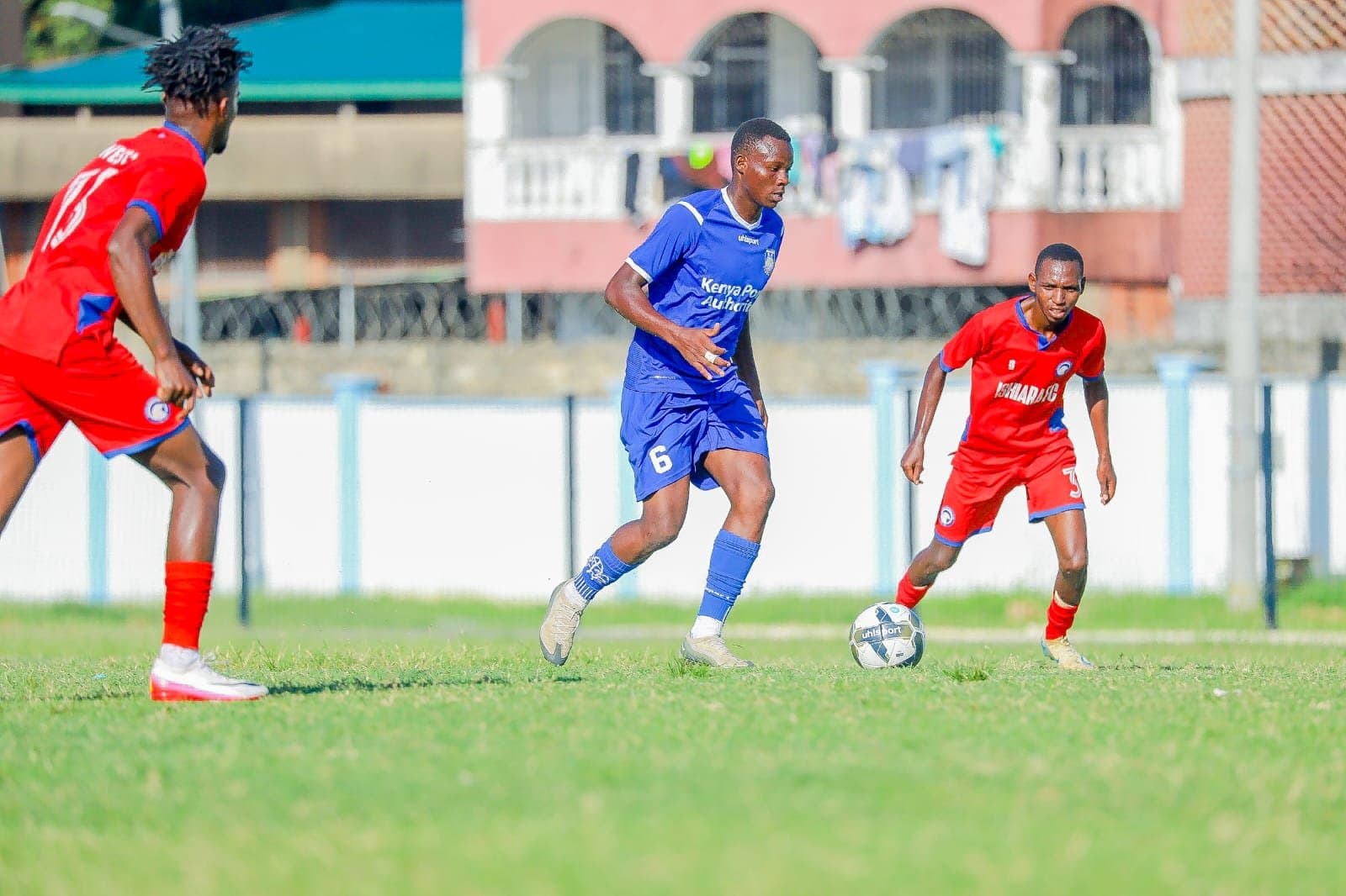 A Bandari FC attacker on the ball